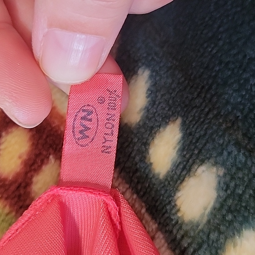 ✨️LAST CHANCE✨️ Vintage Hand Dyed Tiered Half Slip in Coral Zazz - Picture 3 of 14